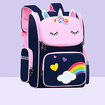 Unicorn Primary School Students Cartoon Schoolbag 1-3-6 Grade Space Children's Schoolbag Kindergarten Backpack