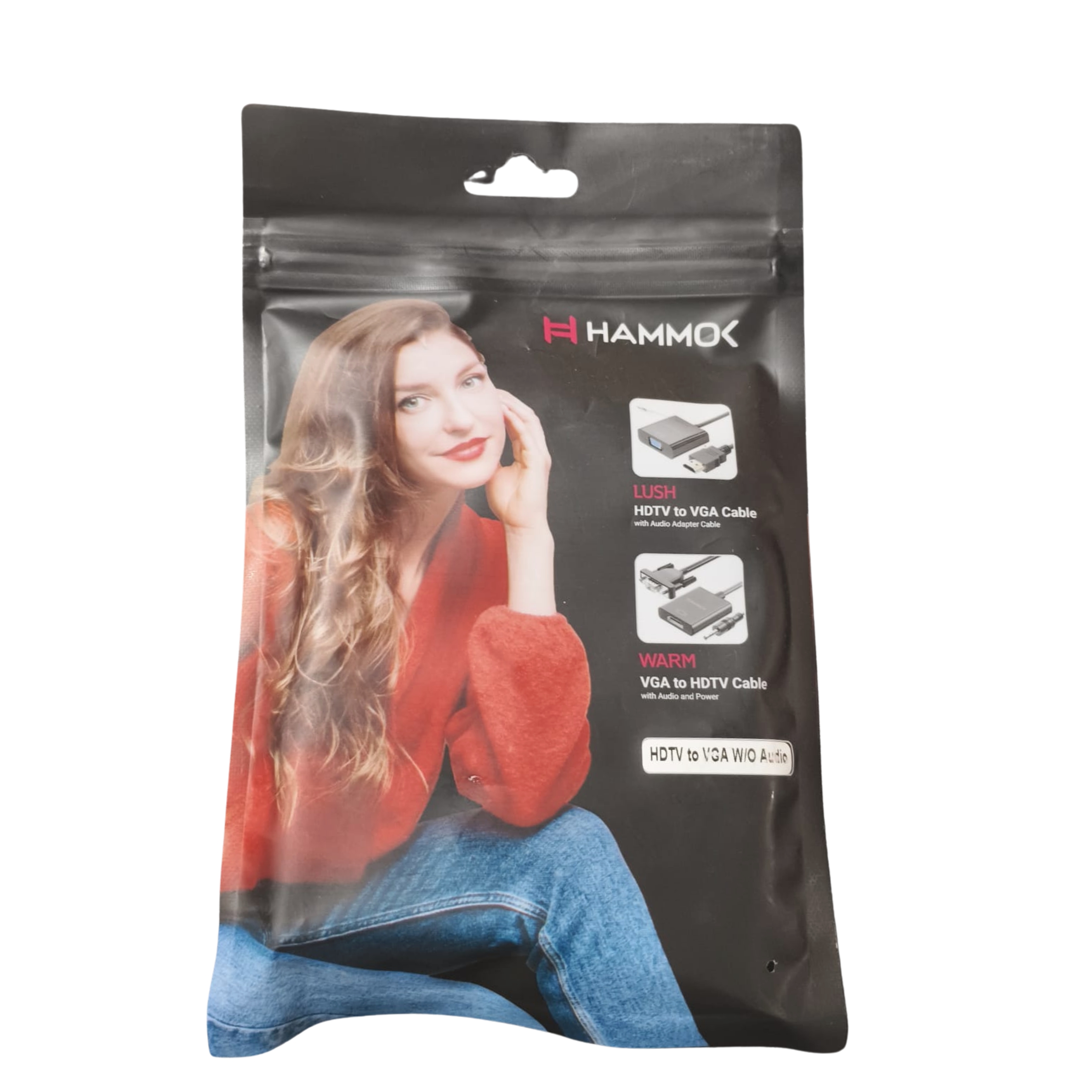 HAMMOK | LUSH | HDMI TO VGA CABLE | WITH AUDIO ADAPTER CABLE | SIGNAL CONVERSION | LIGHTWEIGHT DESIGN | BLACK HAMMOK | LUSH | HDMI TO VGA CABLE | WITH AUDIO ADAPTER CABLE | SIGNAL CONVERSION | LIGHTWEIGHT DESIGN | BLACK