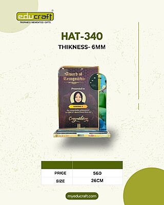 HAT-340 6MM 26CM 12%