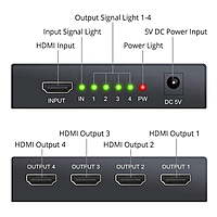 HDMI Splitter 1X8, 1 in 8 Out HDMI Port, Supports 3D 4Kx 2K Full HD 1080P, Compatible for TV, Monitor, Gaming Console, HDTVs, DVD Player ,LED, Projector (Not a Switch) (Black) HDMI Splitter 1X8, 1 in 8 Out HDMI Port, Supports 3D 4Kx 2K Full HD 1080P, Compatible for TV, Monitor, Gaming Console, HDTVs, DVD Player ,LED, Projector (Not a Switch) (Black)