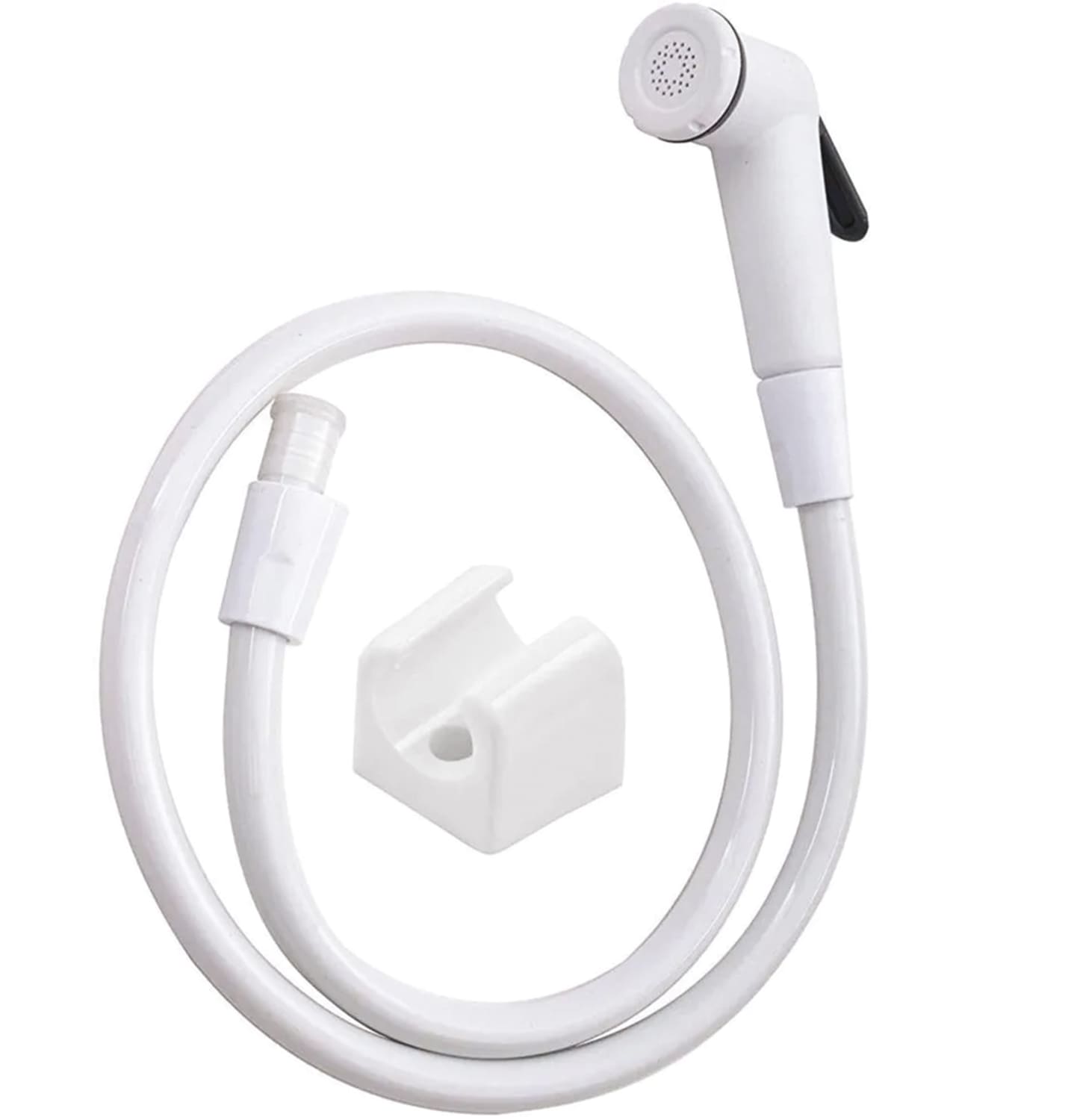 ABS Round Health Faucet With Hook & 1 Mtr. PVC Tube
