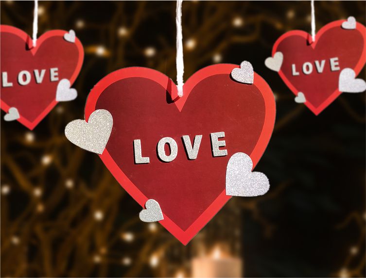 LOVE HEART HANGING LOVE HEART HANGING