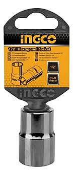 INGCO 1/2" Hexagonal Socket HHAST12131 (13MM)