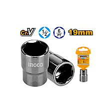 INGCO 1/2" Hexagonal Socket HHAST12191 (19MM)