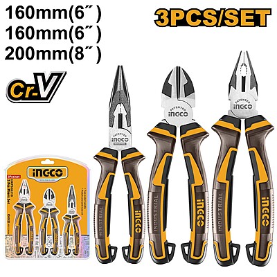 INGCO 3 Pcs Pliers Set HKPS28318