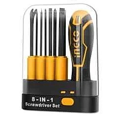 INGCO 10 Pcs Screwdriver And Precision Screwdriver Set HKSD1058