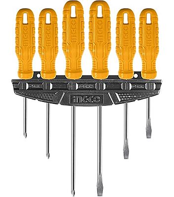 INGCO 10 Pcs Screwdriver And Precision Screwdriver Set HKSD1058