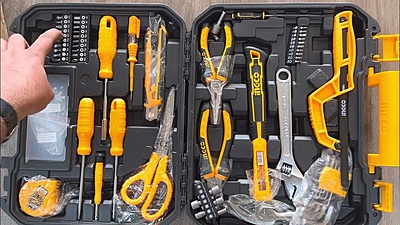 INGCO 120 Pcs Hand Tools Set HKTHP21201