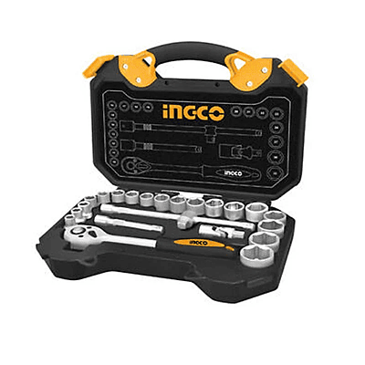 INGCO 25 Pcs 1/2" Socket Set HKTS12251