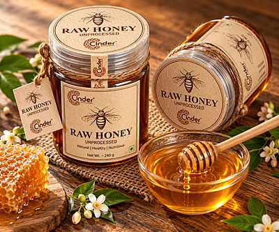 CINDER RAW HONEY 240G