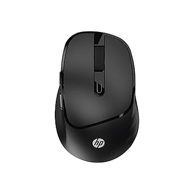 HP M120 Wireless Mouse, USB-A Nano dongle, 2.4 GHz Wireless Connection, 6 Buttons, Up to 1600 dpi, Optical Sensor, Ergonomic Design, 12-Month Battery