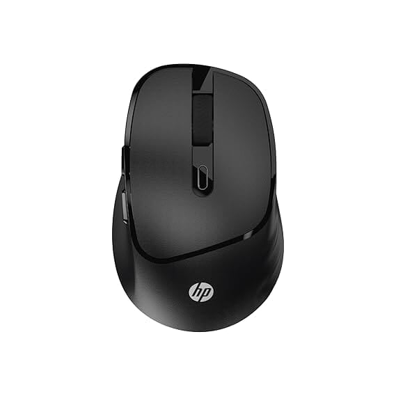 HP M120 Wireless Mouse, USB-A Nano dongle, 2.4 GHz Wireless Connection, 6 Buttons, Up to 1600 dpi, Optical Sensor, Ergonomic Design, 12-Month Battery