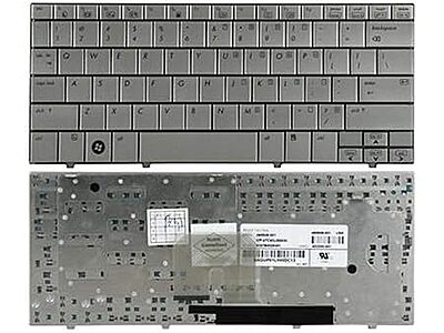 Laptop Keyboard Commpatible for HP Mini 2133 Mini 2140 Series Silver