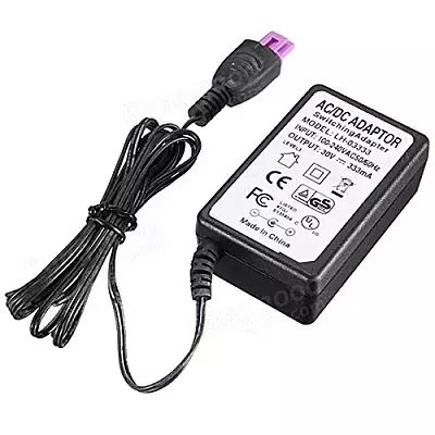 HP Printer Adapter 30V 333mA Power Supply Cord Adapter for HP1000 1050 2050 2060, Deskjet Printer