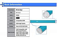 OPC Drum HP12A Compatible with  HP Laser Toner Cartridge Printers 1010, 1012, 1015, 1018, 1020, 1022, 3020, 3030, M1005, M1319f