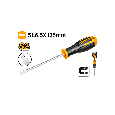 INGCO Slotted Screwdriver HS686125 (6.5mm)