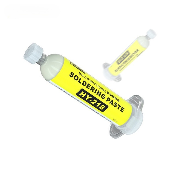 HY-218 High-Activity Multifunctional Solder Paste for Electronic Component & Battery Repair HY-218 High-Activity Multifunctional Solder Paste for Electronic Component & Battery Repair