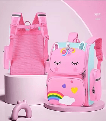 Unicorn Primary School Students Cartoon Schoolbag 1-3-6 Grade Space Children's Schoolbag Kindergarten Backpack