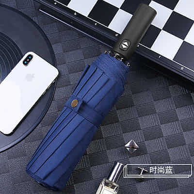 new Creative 12 bones 3 fold automatic 23 inch folding umbrella men woman umbrella