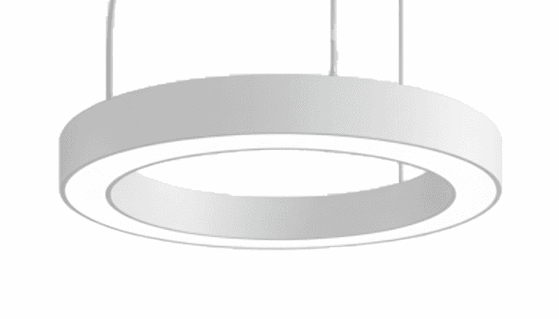 LED Hanging Light 50x70mm 2Ft Dia Circle - 30W White Body (NW)