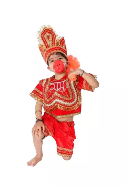 Hanuman Ji Fancy Dress Costume For Ramleela