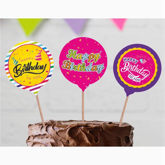 Happy Birthday Topper 1 Happy Birthday Topper 1