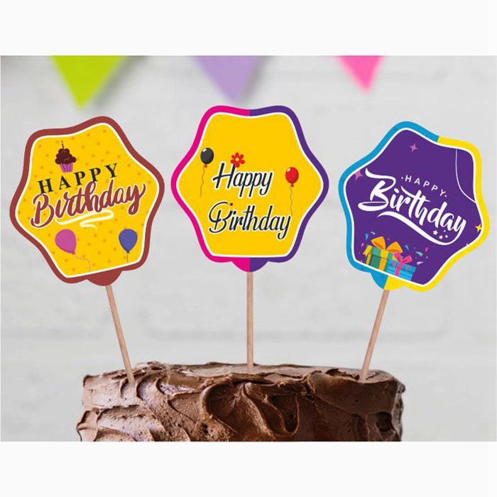 Happy Birthday Topper 3 Happy Birthday Topper 3