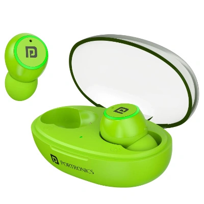 Portronics Harmonics Twins S13 in Ear True Wireless Earbuds with Mic, 24H Playtime, Game/Music Mode, Touch Control, 8mm Driver, Bluetooth 5.3v,IPX5 Water Resistance, Type C Fast Charging Portronics Harmonics Twins S13 in Ear True Wireless Earbuds with Mic, 24H Playtime, Game/Music Mode, Touch Control, 8mm Driver, Bluetooth 5.3v,IPX5 Water Resistance, Type C Fast Charging