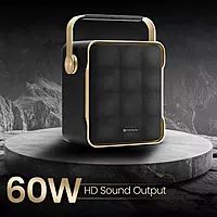 Portronics Harmony II 60W HD Sound Portable Bluetooth 5.3V Speaker, Bass Boost Technology (Grey) Portronics Harmony II 60W HD Sound Portable Bluetooth 5.3V Speaker, Bass Boost Technology (Grey)