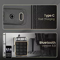 Portronics Harmony II 60W HD Sound Portable Bluetooth 5.3V Speaker, Bass Boost Technology (Grey) Portronics Harmony II 60W HD Sound Portable Bluetooth 5.3V Speaker, Bass Boost Technology (Grey)