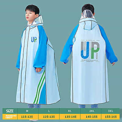 High Quality Lightweight EVA Raincoats Waterproof Windproof Hooded Raincoat Outdoor Hiking
