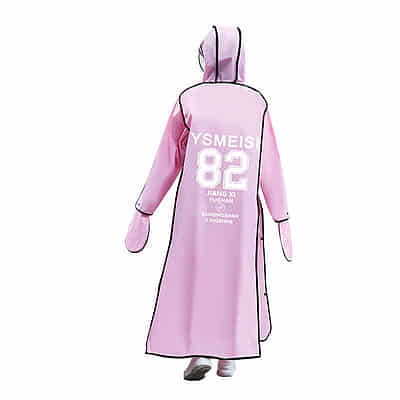Long Waterproof Windbreaker Raincoat Color Fabric for Women and Men Customized Camping Pongee Fashion Hiking Outerwear RAINWEAR
