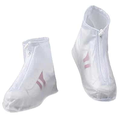 PVC Rain Boots Reusable Waterproof Motorcycle Protective Shoe Cover PU Rubber Plastic