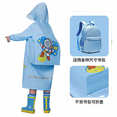 Imported Quality EVA  Cartoon Raincoat Outdoor Gear-for Hiking Climbing Travel Waterproof