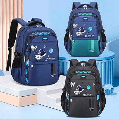 Waterproof Children's Backpack Light Oxford Astronaut Pattern Boys , girls Cartoon School Bag Waterproof Children's Backpack Light Oxford Astronaut Pattern Boys , girls Cartoon School Bag