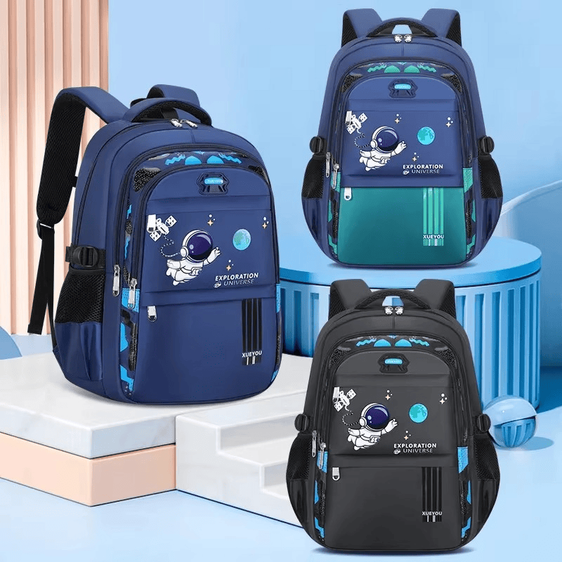 Waterproof Children's Backpack Light Oxford Astronaut Pattern Boys , girls Cartoon School Bag Waterproof Children's Backpack Light Oxford Astronaut Pattern Boys , girls Cartoon School Bag