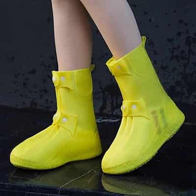 Waterproof shoe cover,Durable TPE material 1mm thickness, anti slip, adjustable