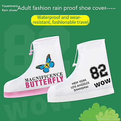 Men's & Women's Rain Boots Waterproof Rain Shoe Covers Non-Slip Adult Models