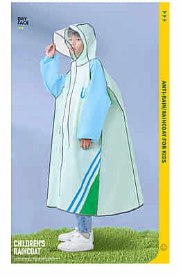 High Quality Lightweight EVA Raincoats Waterproof Windproof Hooded Raincoat Outdoor Hiking