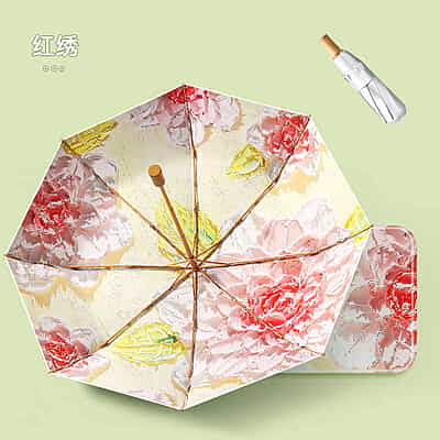 High Quality 3 Fold Printed rainbow Umbrella Oil Painting Inside Full Color Picture Photo Print Anti-UV Umbrellas High Quality 3 Fold Printed rainbow Umbrella Oil Painting Inside Full Color Picture Photo Print Anti-UV Umbrellas