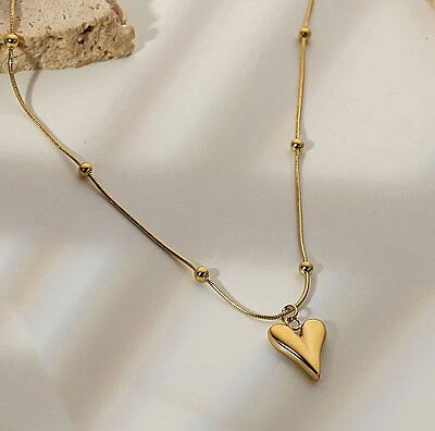 Anti Tarnish Heart themed Stainless Steel Pendant