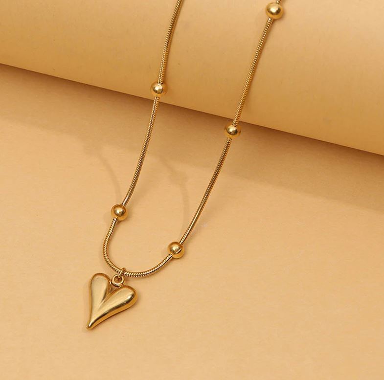 Anti Tarnish Heart themed Stainless Steel Pendant