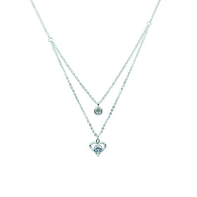 Layered Chain - Heartin Stone Layered Chain - Heartin Stone