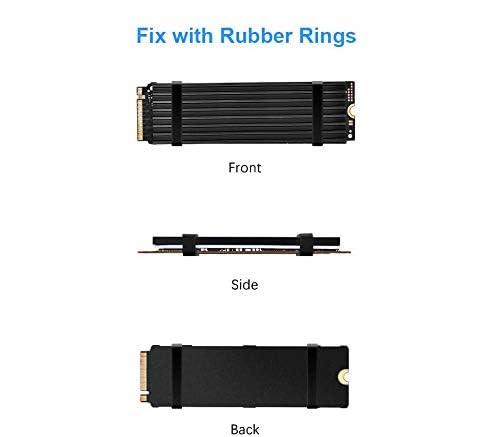 Heatsink For Ssd Nvme/Sata With Silicone Thermal Cooling Gel Pad Heatsink For Ssd Nvme/Sata With Silicone Thermal Cooling Gel Pad