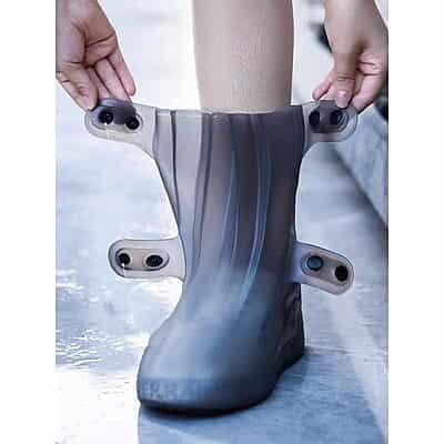 Waterproof shoe cover,Durable TPE material 1mm thickness, anti slip, adjustable