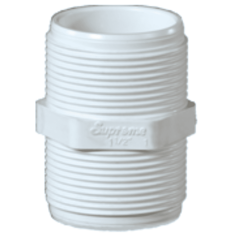 Hex Nipple, 15mm, 1/2(Inch), Supreme Aqua Gold uPVC High Pressure Plumbing System