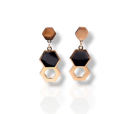 Anti-Tarnish Hexa Stylish Earrings Anti-Tarnish Hexa Stylish Earrings