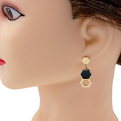 Anti-Tarnish Hexa Stylish Earrings Anti-Tarnish Hexa Stylish Earrings