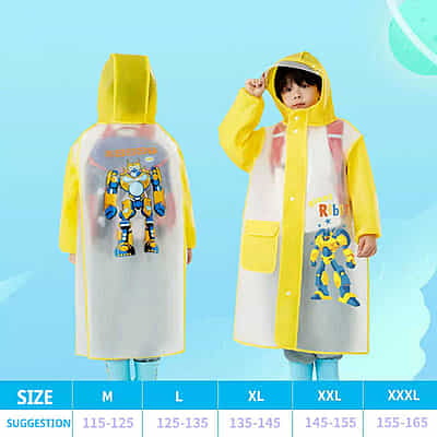 High Quality Lightweight EVA Raincoats Waterproof Windproof Hooded Raincoat Outdoor Hiking