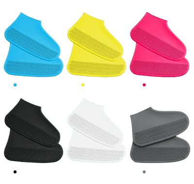 Waterproof Silicone Rain Boots Shoe Covers Can Be Re-used with Non-slip Rubber Opp Bag Waterproof Silicone Rain Boots Shoe Covers Can Be Re-used with Non-slip Rubber Opp Bag